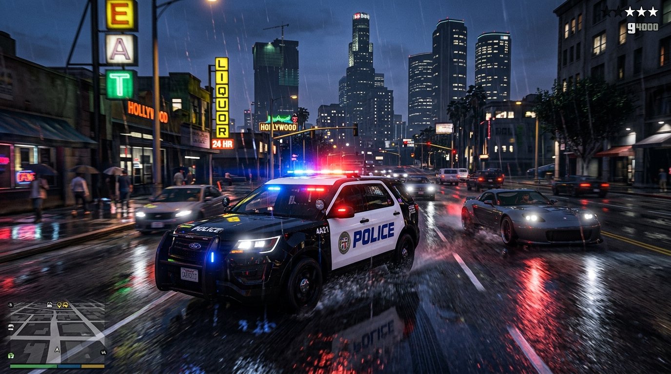 LSPD Streife im Einsatz